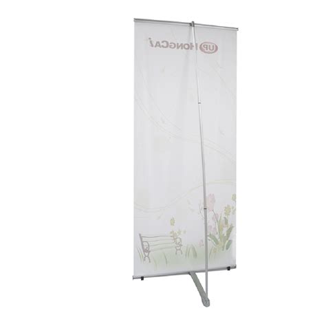 Round Base X Banner Stand Suzhou Hongcai Exhibition Equipment Co Ltd