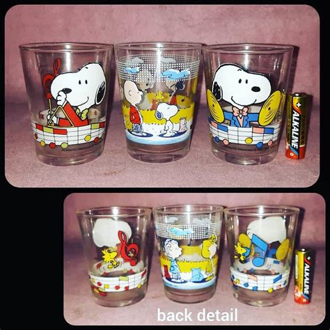 Peanutssnoopy Glasses Set Hobbies And Toys Toys And Games On Carousell