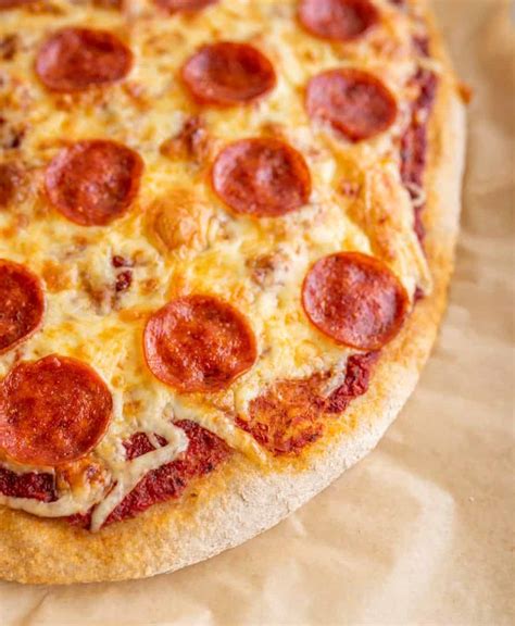 Best Whole Wheat Pizza Crust Recipe Healthy Homemade Pizza Dough