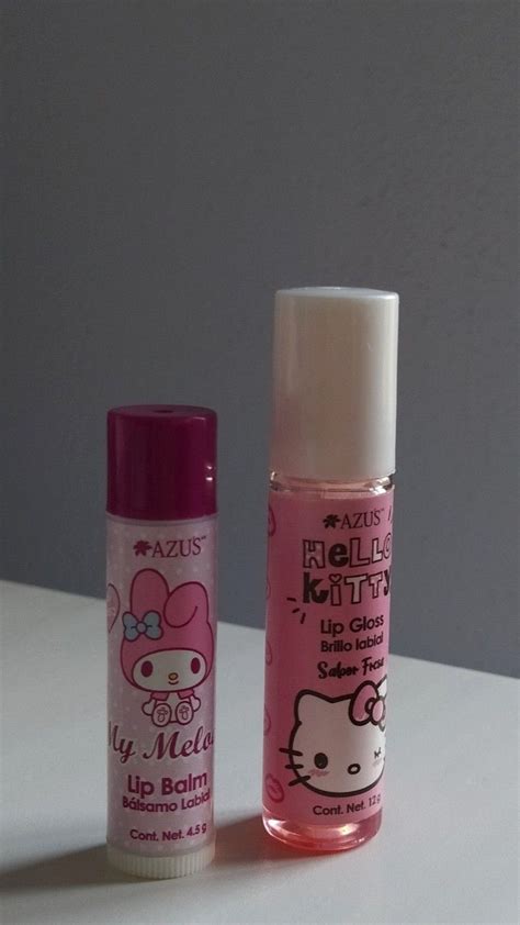 Hello Kitty Gloss And Mymelody Lip Balm Productos Labiales