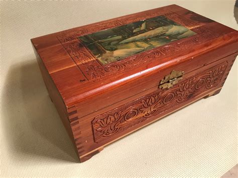 Vintage Wooden Box Etsy