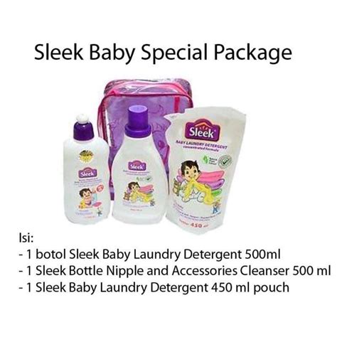 Jual Sleek Baby Special Package Laundry Bottle Nipple Di Seller