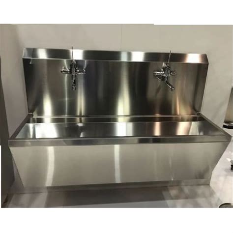 Titan Kitchen Silver Ss Scrub Station Size X X Mm At Rs