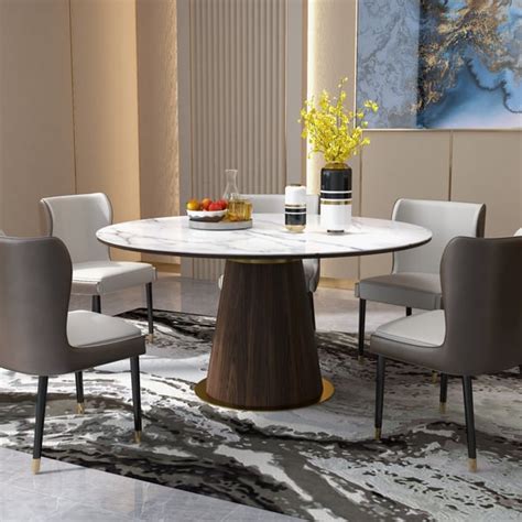 Free Shipping On Mid Century Modern 1200mm Round Dining Table White