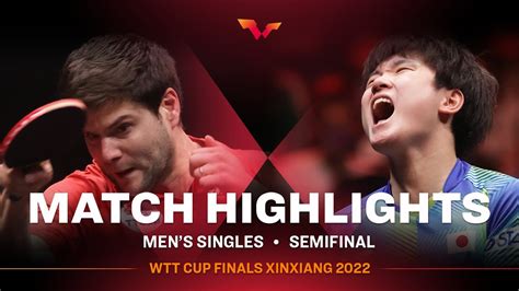 Highlights Dimitrij Ovtcharov Vs Tomokazu Harimoto Ms Sf Wtt Cup