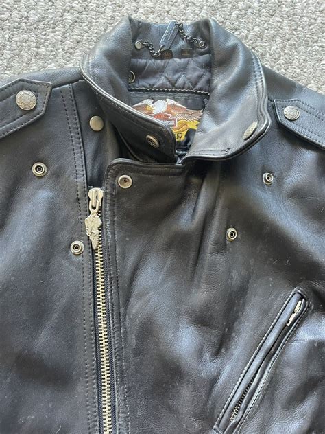 S Harley Davidson Leather Jacket Gem