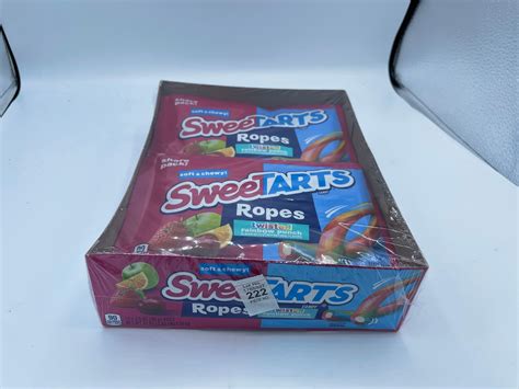 Lot - sweet tarts ropes displpay of 12