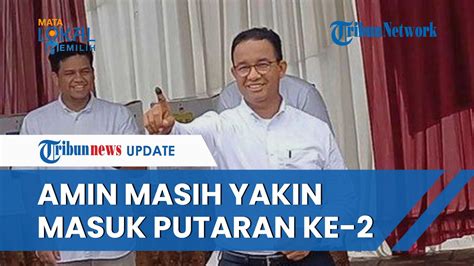 Anies Optimis Masuk Putaran Kedua Pilpres Meski Hasil Quick Count