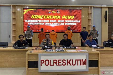 Polres Kutim Ungkap Kasus Penipuan Modus Love Scamming ANTARA News