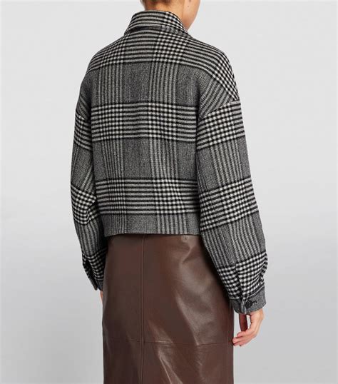 Weekend Max Mara Short Check Jacket Harrods In