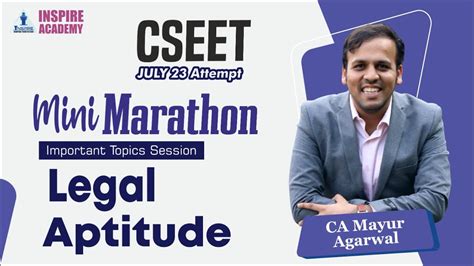 One Line Marathon CSEET July 23 Legal Aptitude CA Mayur Agarwal