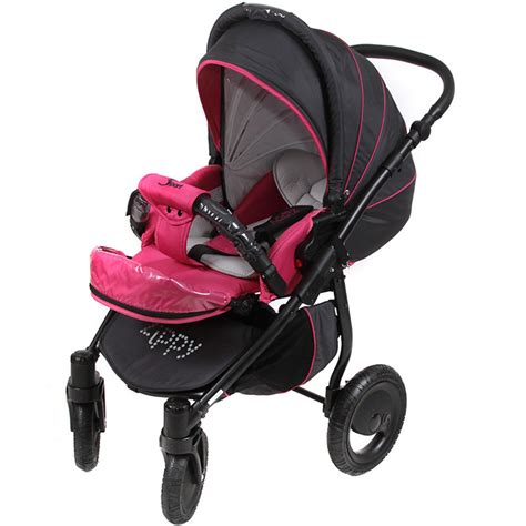 Коляска 3 в 1 Tutis Zippy Sport Plus Серый/фуксия купить в ОГО ...