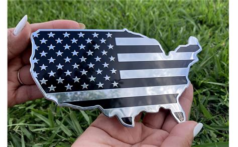 Amazon Everhitch Usa Map Flag Metal Hitch Cover Heavy Duty For