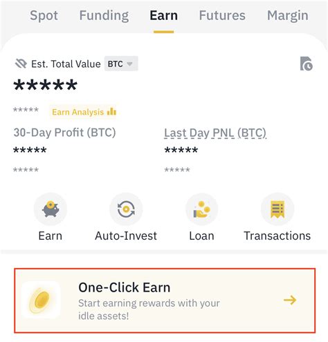 Binance Earn Launches One Click Earn Binance Support