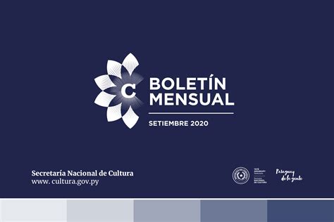 Boletín mensual setiembre 2020 Secretaria Nacional de Cultura Paraguay