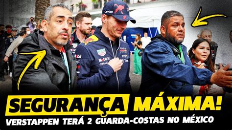 VERSTAPPEN TERÁ GUARDA COSTAS NO MÉXICO POR PREOCUPAÇÃO DA RED BULL