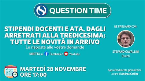 Stipendi Docenti E Ata Dagli Arretrati Alla Tredicesima Tutte Le