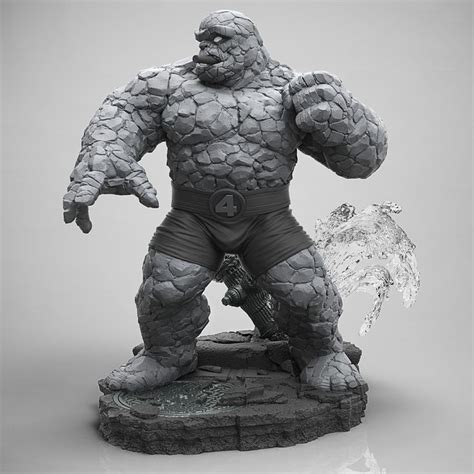 ArtStation The THING Sheridan Doose Marvel Statues Fantasy