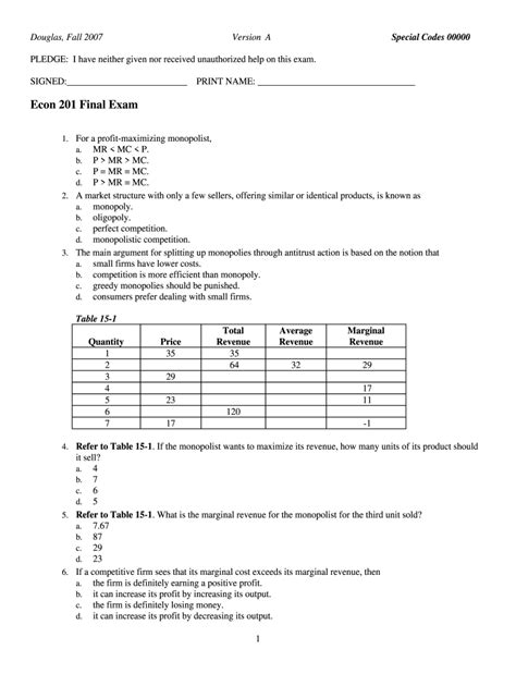 Econ Final Exam Fill Out Sign Online Dochub