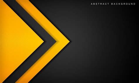 Premium Vector Contrast Yellow Black Corporate Lines Background