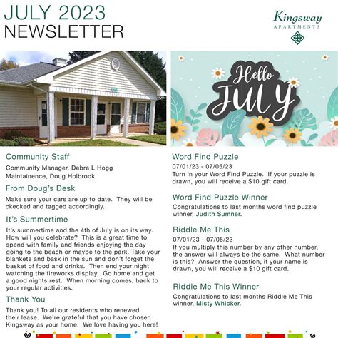 KW July 2023 Newsletter Pdf DocDroid