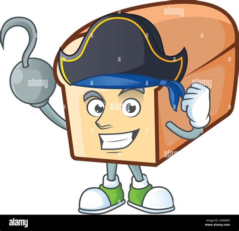 White bread of cartoon with pirate mascot Stock Vector Image & Art - Alamy