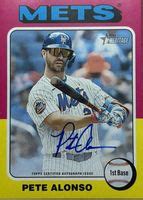 Pete Alonso Topps Heritage Roa Pa Real One Autographs Price Guide