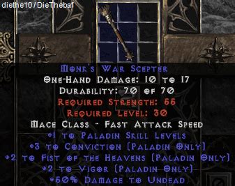 War Scepter Pala Need Help Topic D2jsp