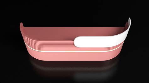 3d Modern Curved Reception Desk Turbosquid 2074479