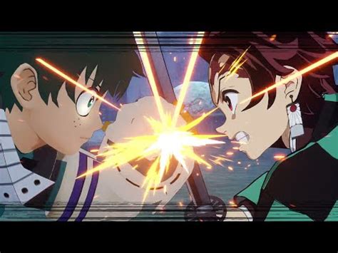 Tanjiro Vs Deku Gameplay - YouTube