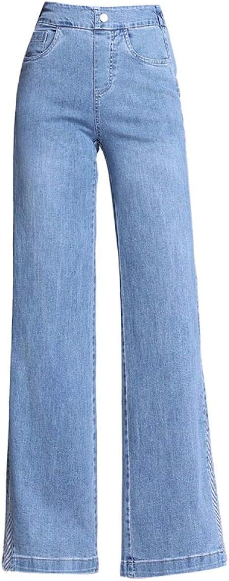 Jeans Casual Ladies Temperament Was Thin Straight Leg Pants Pantalones