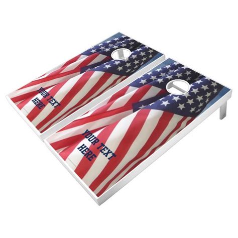 American Flags Beanbag Toss Cornhole Lawn Game Zazzle Bean Bag Toss