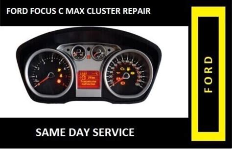 FORD FOCUS CMAX KUGA SMAX INSTRUMENT SPEEDOMETER DASH REPAIR 2007