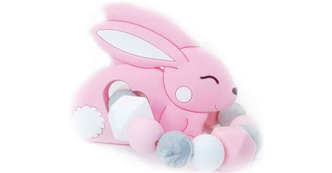 Kidpro Teether Bunny Pink Chew Toy Notino Co Uk