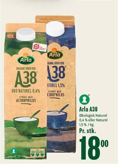 Arla a38 tilbud hos Min Købmand