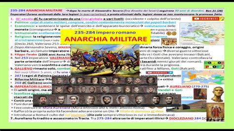 Storia Roma Anarchia Militare Crisi Del Iii Secolo