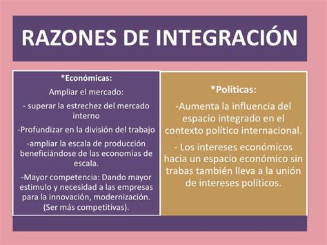 Cuba y la Economía Las fases o etapas de la integración económica