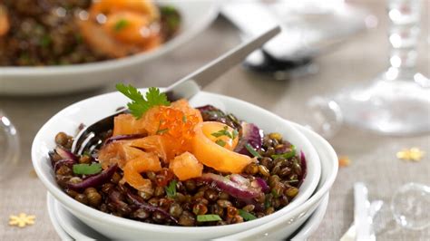 Salade express de lentilles au saumon fumé rapide découvrez les