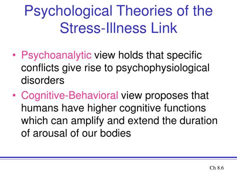 PPT Chapter 8 Psychophysiological Disorders And Health Psychology