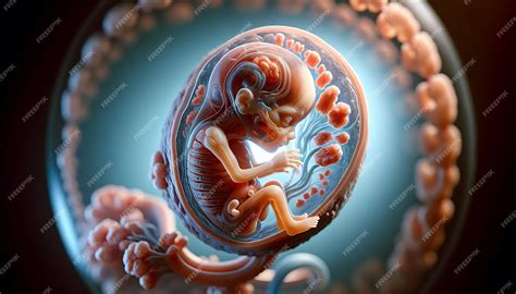 O Bebe Fica Dentro Do Utero - Pequeno bebê humano dentro do útero da mãe Pequeno embrião | imagem ...