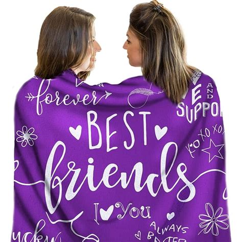 Best Friend Blanket, Cozy & Soft Throw Blankets, Best Friend Birthday ...