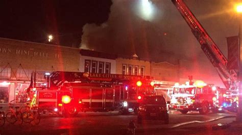 Part Of Denton Square Burns In Large Fire Fort Worth Star Telegram