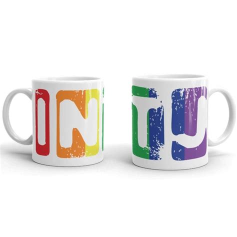 MBTI Personality Type Mug For INTJ With Wraparound Rainbow Etsy