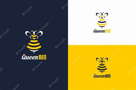 Premium Vector Queen Bee Logo Mascot Vector