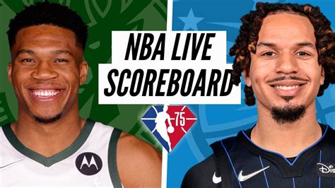 Milwaukee Bucks At Orlando Magic Nba Live Scoreboard Bucks At Magic Youtube