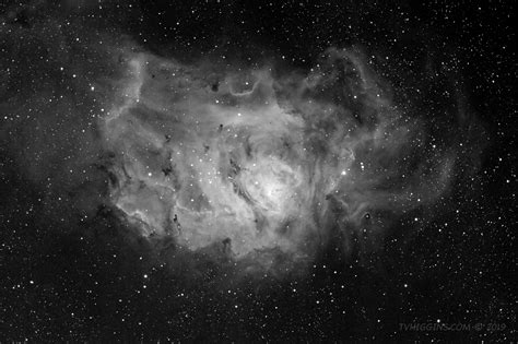 The Lagoon Nebula In H Alpha Tv Higgins Photography Unbounded