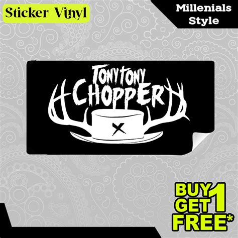 Jual Stiker Sticker Anime One Piece Tony Tony Chopper Logo Serial