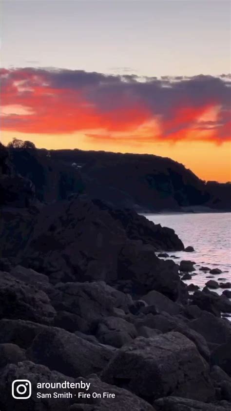 Around Tenby Official Visitor Guide On Twitter Those Sunset Clouds