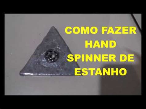 Como Fazer Um Hand Spinner De Estanho Youtube