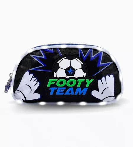 Cartuchera Footy Team F Tbol Con Luz Led Mercadolibre